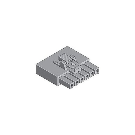 Molex Ultra-Fit Rcpt Hsg Sgl V0 Blk 08 Ckt 1722561008